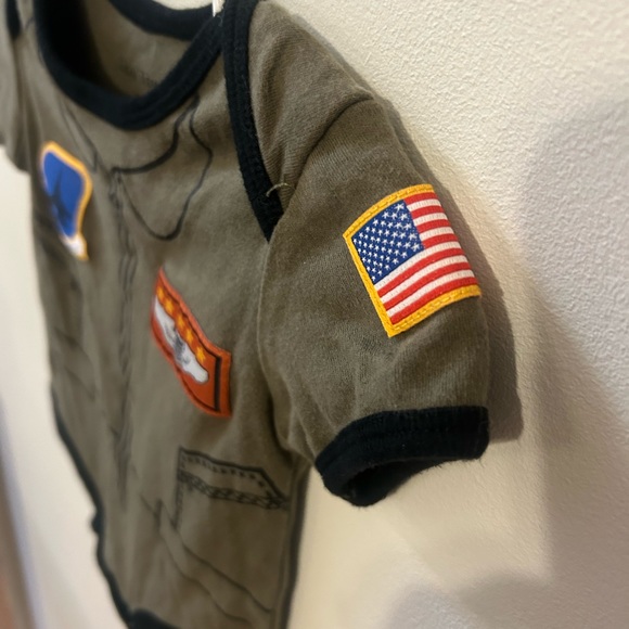 Tiny Trooper Future Air Force Pilot Flight Body
Suit/ Onesie, size 6-9 months - Picture 3 of 4